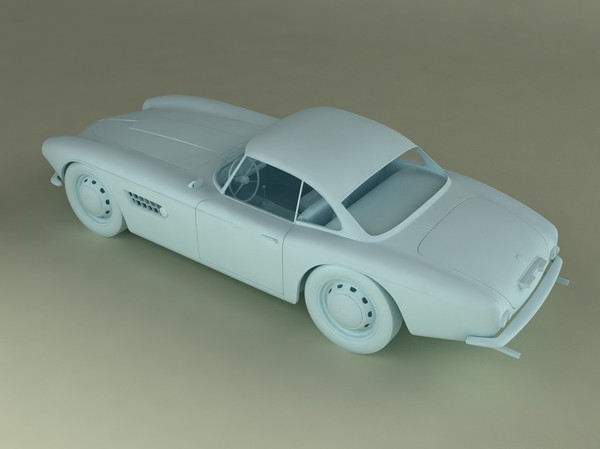 bmw 507 coupe 3ds - BMW 507 coupe by desmonster